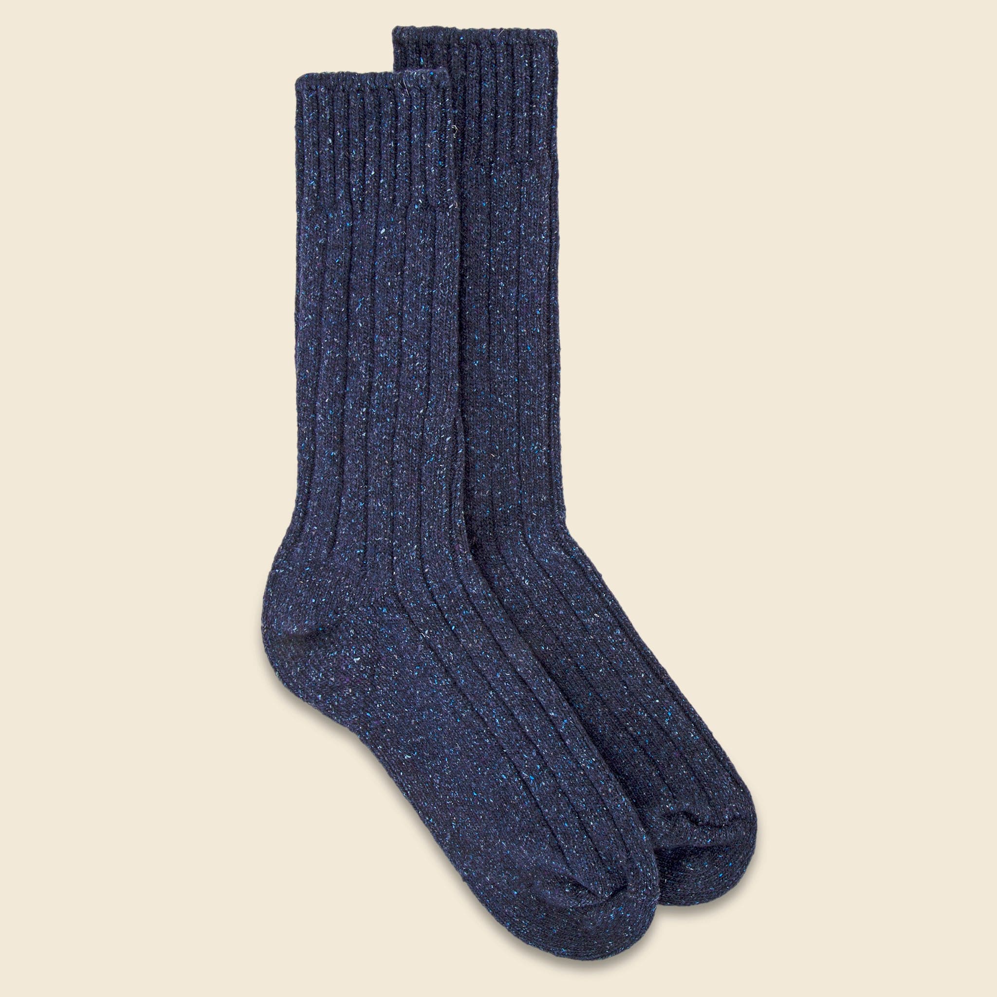 Wool & Silk Boot Sock - Navy - American Trench - STAG Provisions - Accessories - Socks