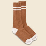 Cashmere Double Stripe Sock - Vintage Vicuna - American Trench - STAG Provisions - Accessories - Socks