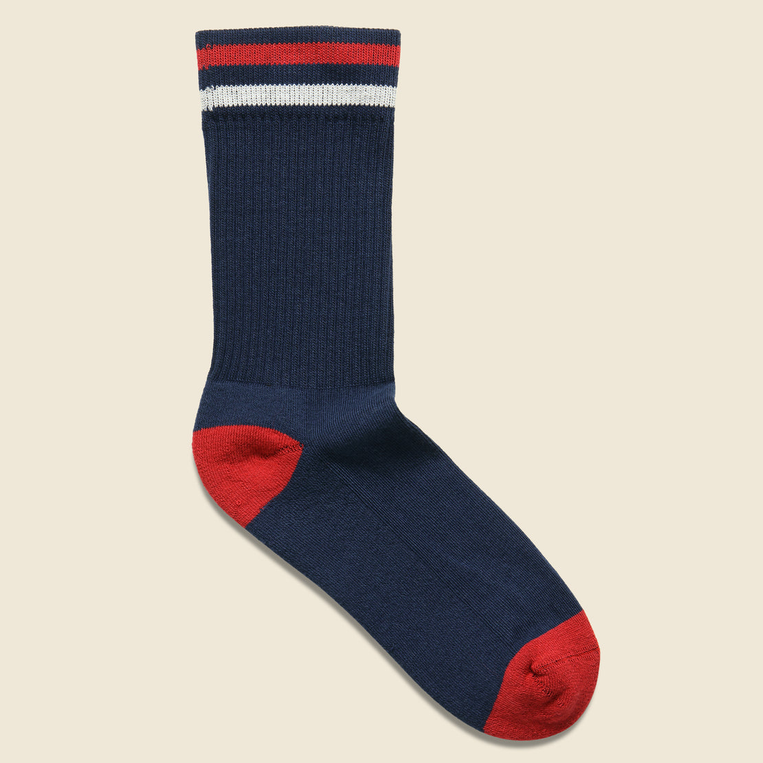 American Trench Kennedy Athletic Crew Sock - Navy