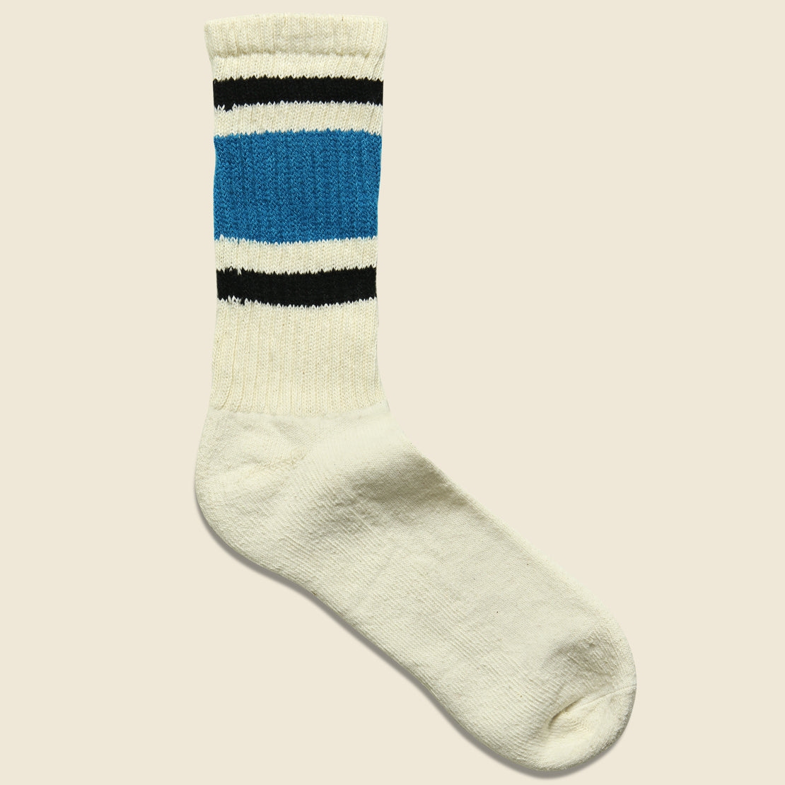 American Trench Retro Stripe Sock - Teal