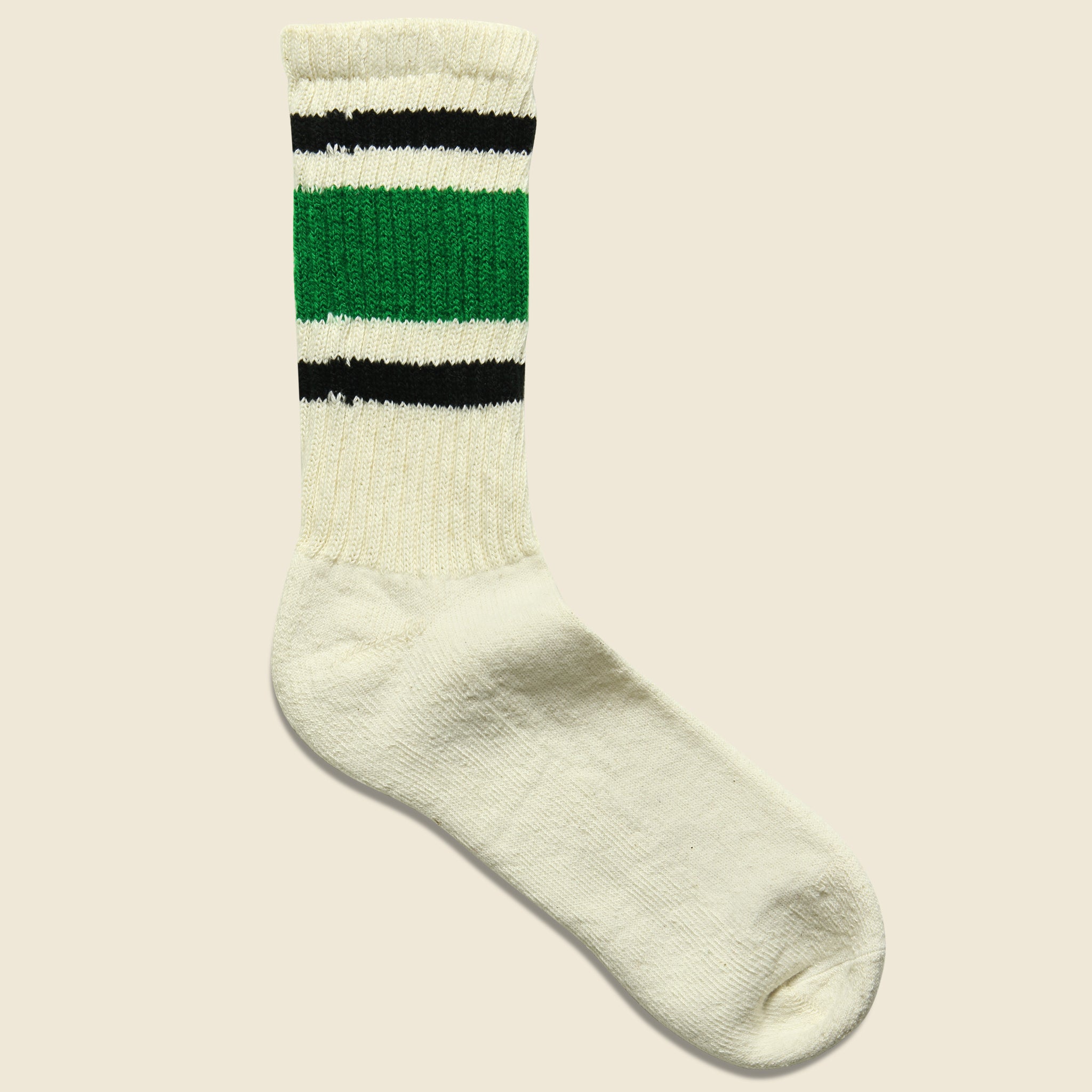 Retro Stripe Sock - Green - American Trench - STAG Provisions - Accessories - Socks