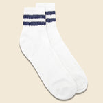 Merino Activity Quarter Crew Sock - Natural - American Trench - STAG Provisions - Accessories - Socks
