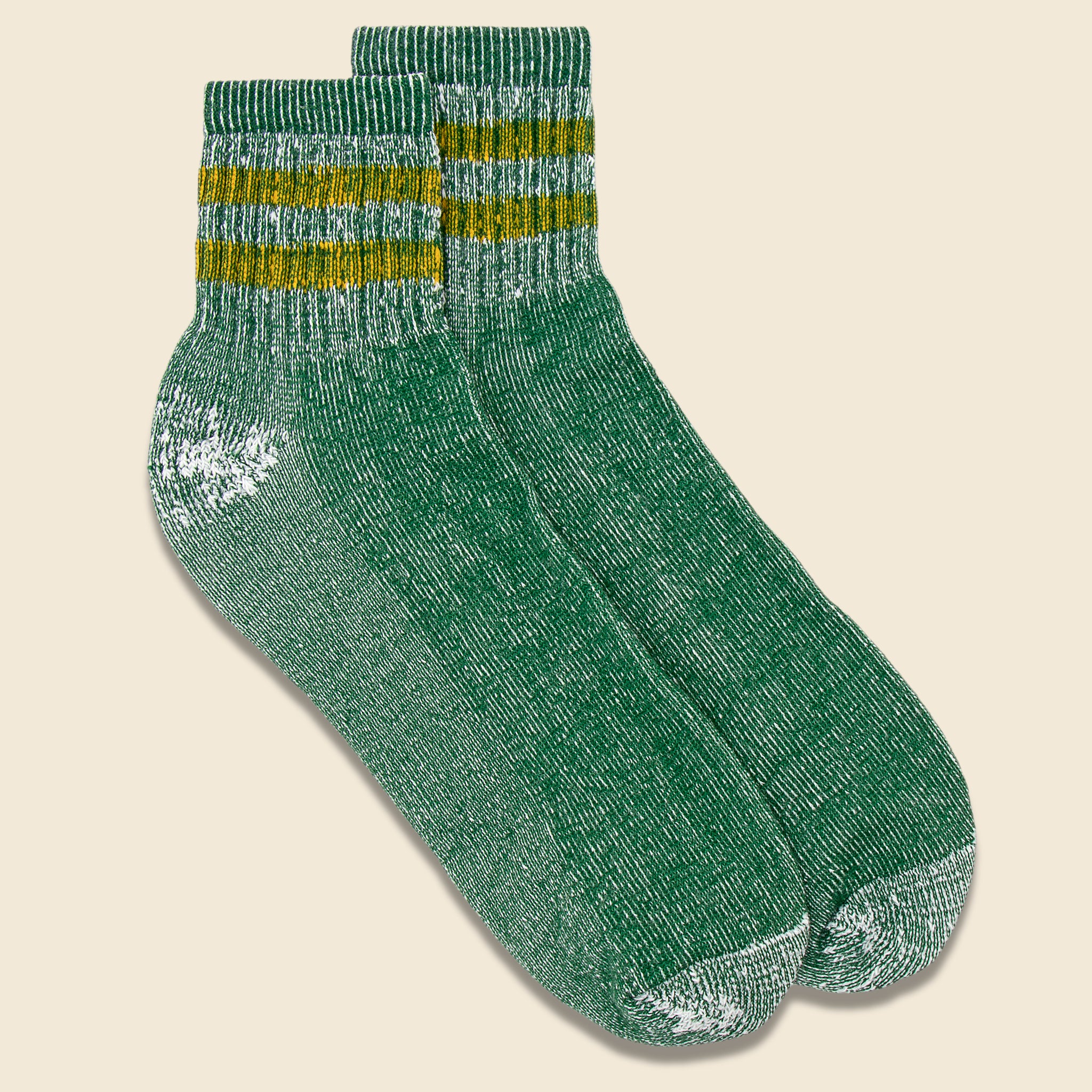 Merino Activity Quarter Crew Sock - Forest Green - American Trench - STAG Provisions - Accessories - Socks