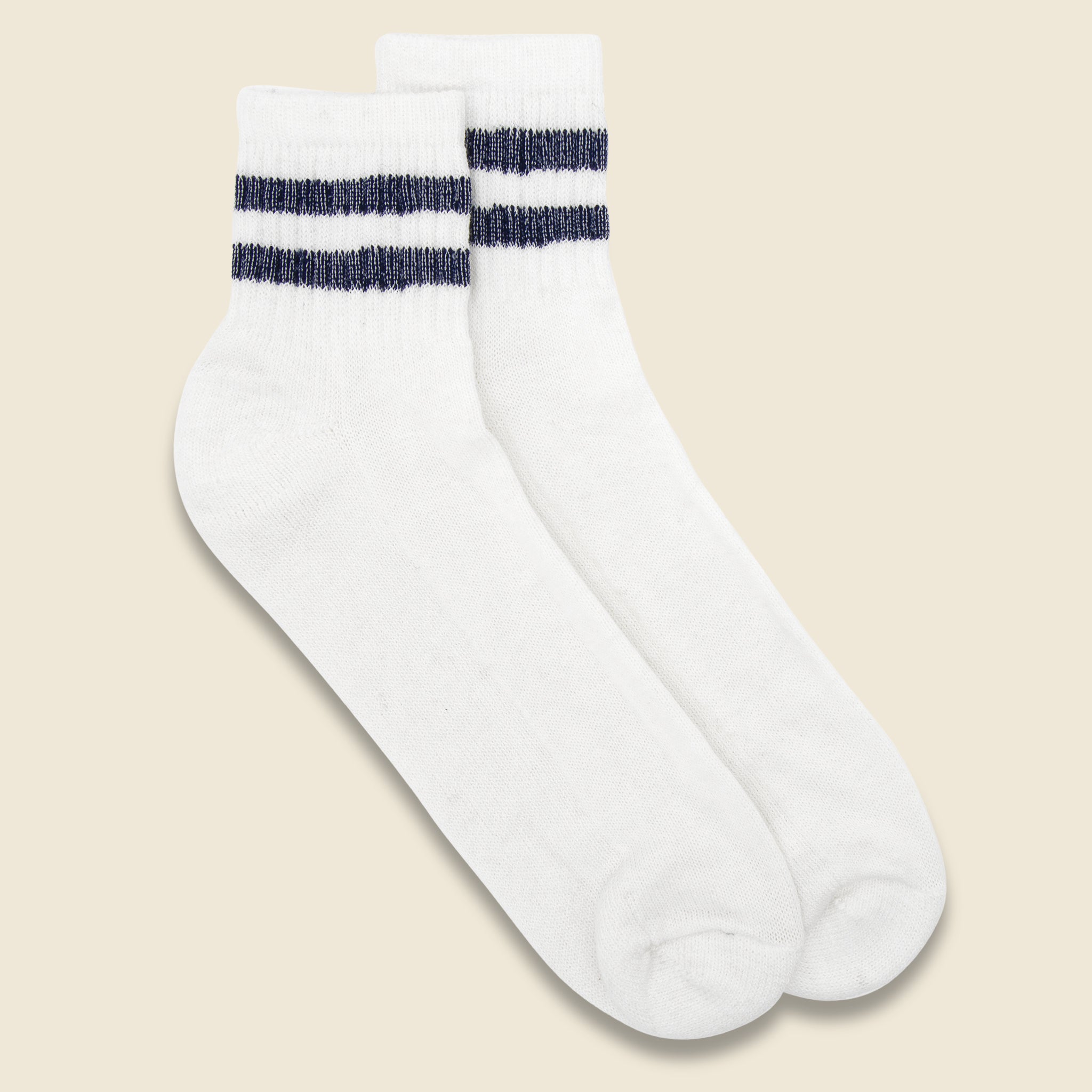 Merino Activity Quarter Crew Sock - Natural - American Trench - STAG Provisions - Accessories - Socks
