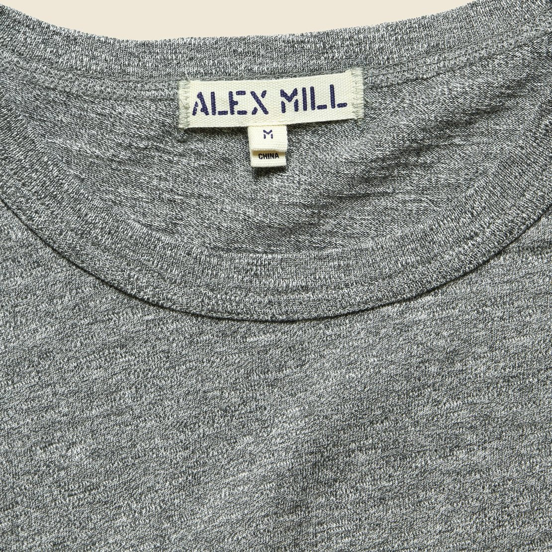 DEAD SKU - New Standard Crew Tee - Marled Grey - Alex Mill - STAG Provisions - Tops - S/S Tee