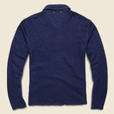 French Terry Shawl Collar Jacket - Indigo - Alex Mill - STAG Provisions - Tops - Sweater