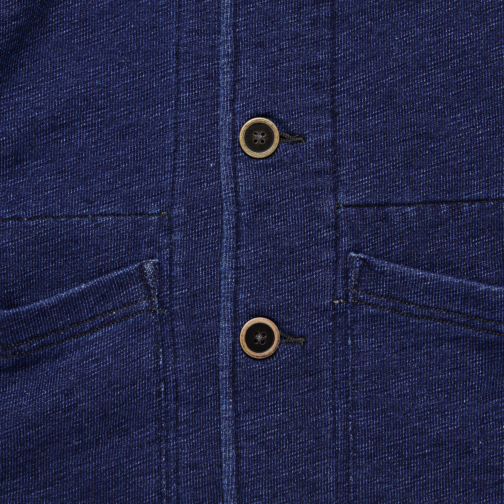 French Terry Shawl Collar Jacket - Indigo - Alex Mill - STAG Provisions - Tops - Sweater