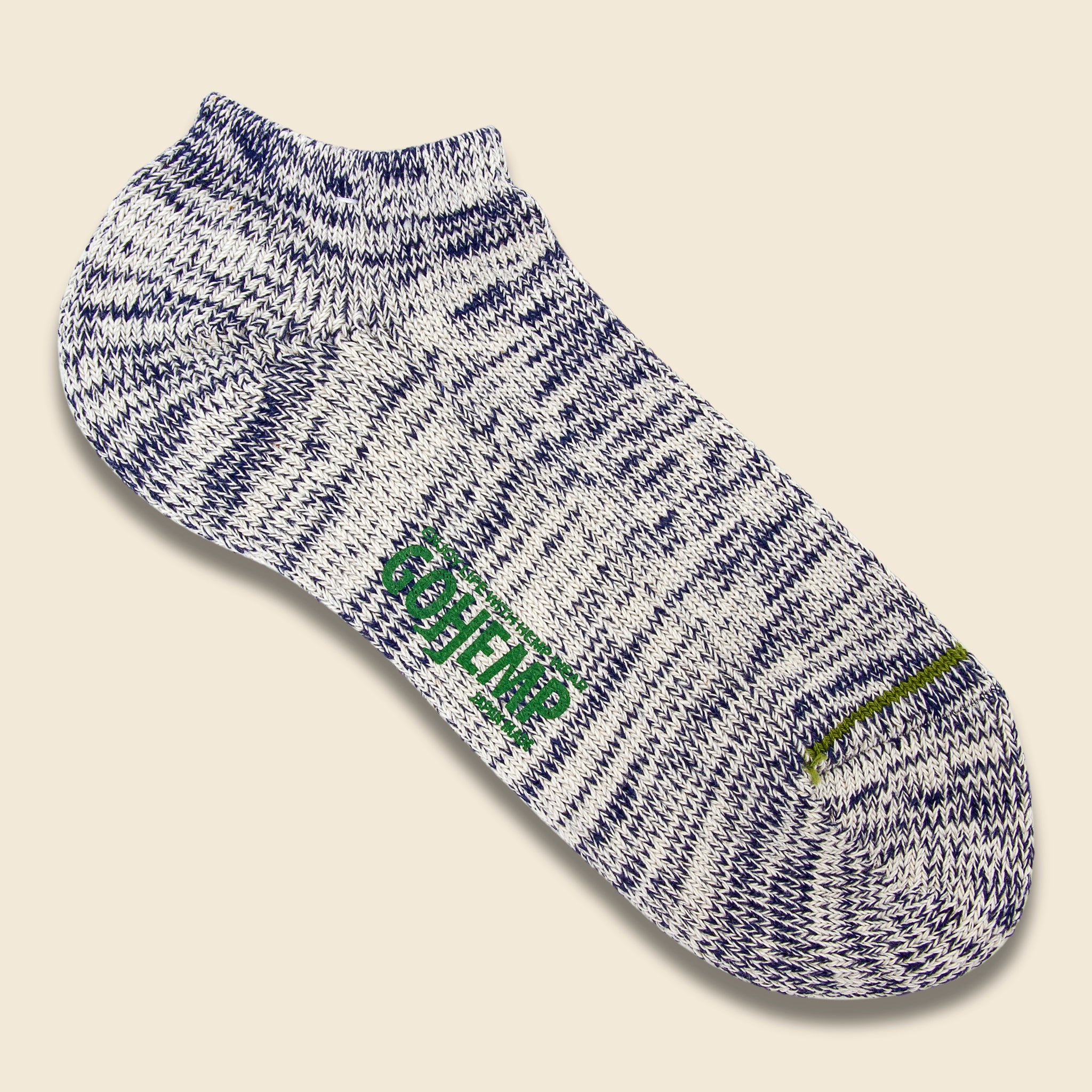Hemp Ankle Sock - Navy - Anonymous Ism - STAG Provisions - Accessories - Socks