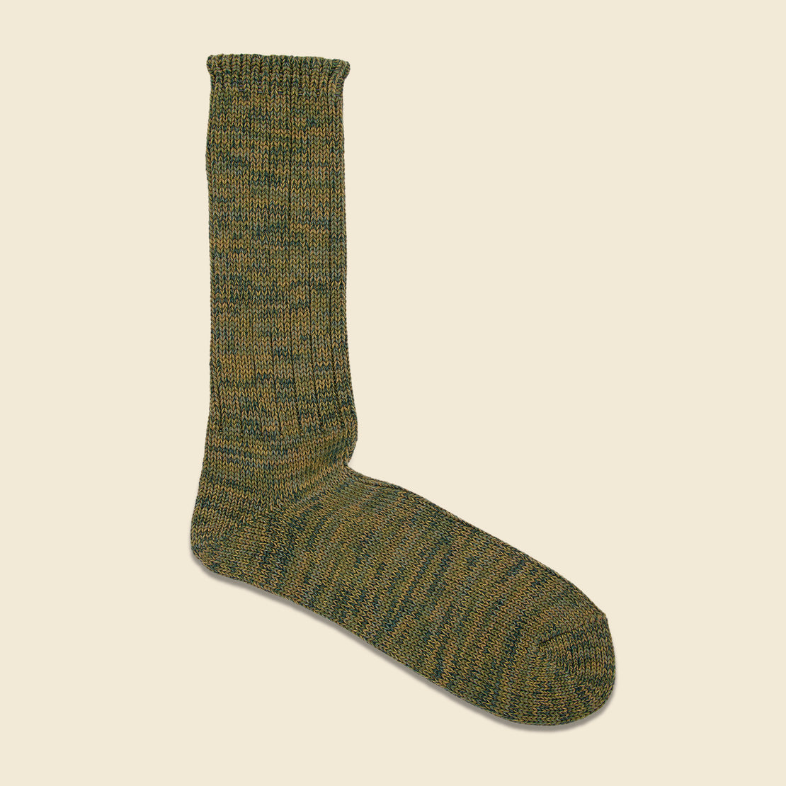 Anonymous Ism Crew Sock - Olive Marl