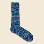 5 Color Mix Crew Sock - Dark Navy - Anonymous Ism - STAG Provisions - Accessories - Socks