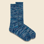 5 Color Mix Crew Sock - Dark Navy - Anonymous Ism - STAG Provisions - Accessories - Socks