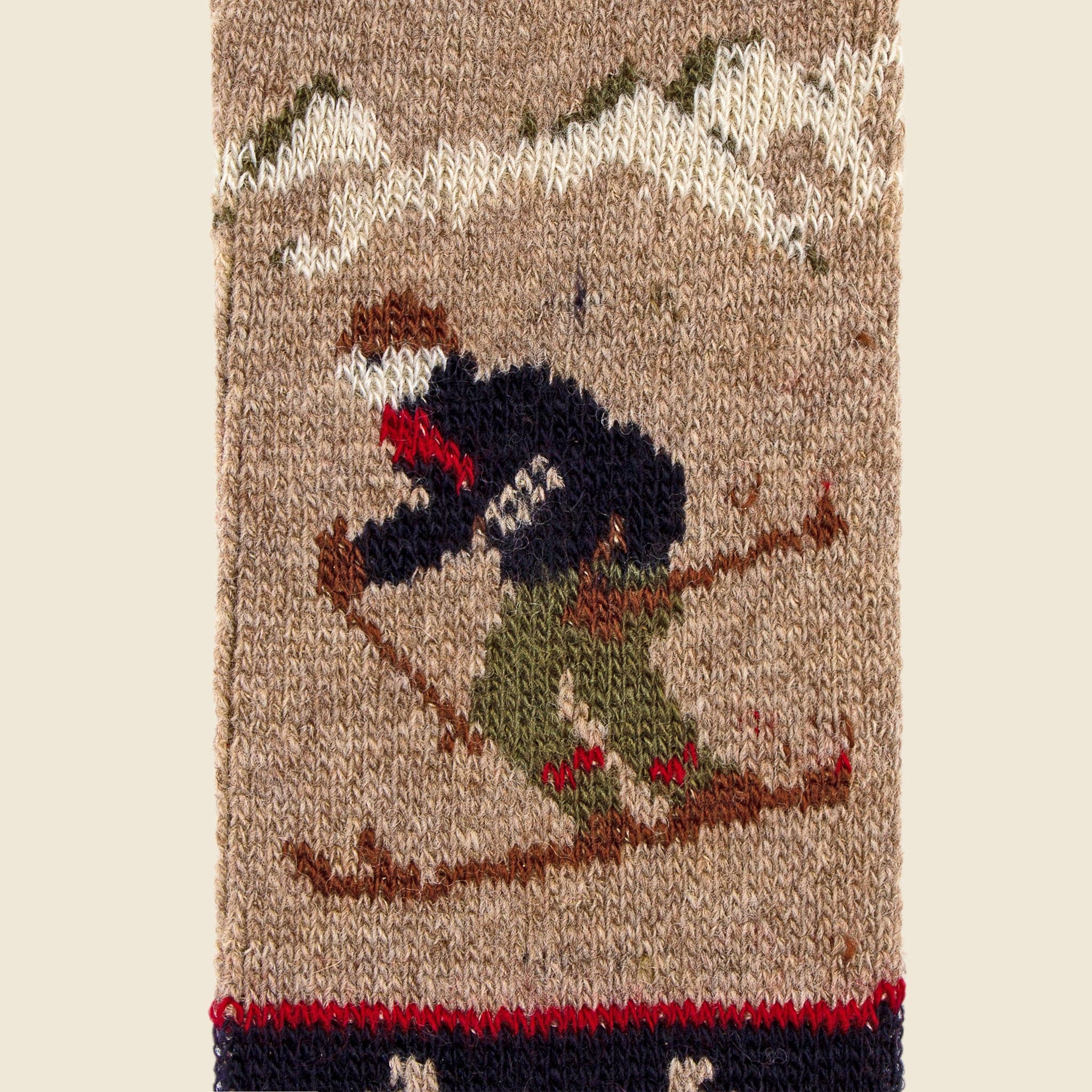Wool Ski Jacquard Crew Sock - Beige - Anonymous Ism - STAG Provisions - Accessories - Socks
