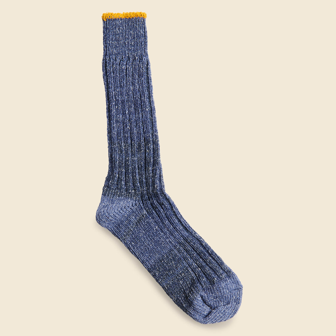 Boucle Nep Trim Crew Sock - Indigo - Anonymous Ism - STAG Provisions - Accessories - Socks