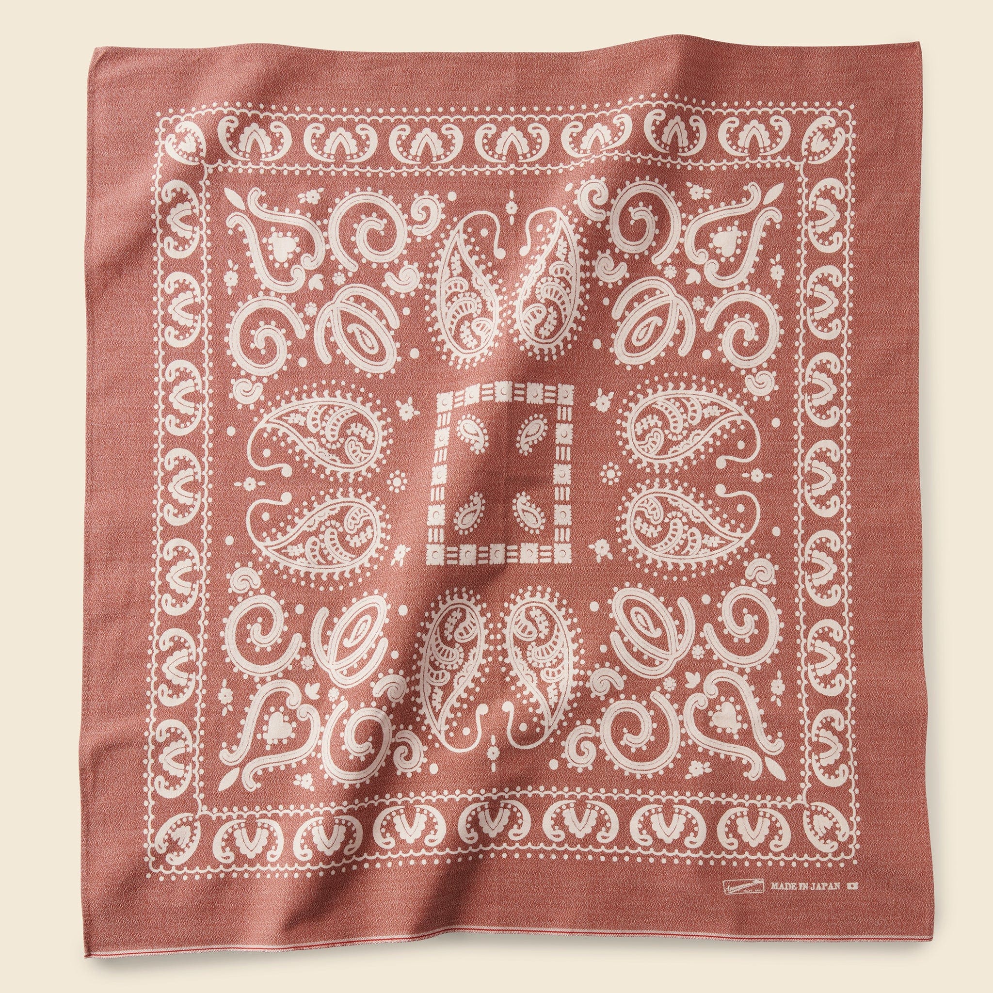 Vintage Selvedge Cloth Bandana - Red - Anonymous Ism - STAG Provisions - Accessories - Bandanas