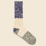 Trico Slub Crew - Navy - Anonymous Ism - STAG Provisions - Accessories - Socks