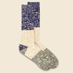 Trico Slub Crew - Navy - Anonymous Ism - STAG Provisions - Accessories - Socks