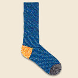 MOC 2 Point Crew - Blue - Anonymous Ism - STAG Provisions - Accessories - Socks