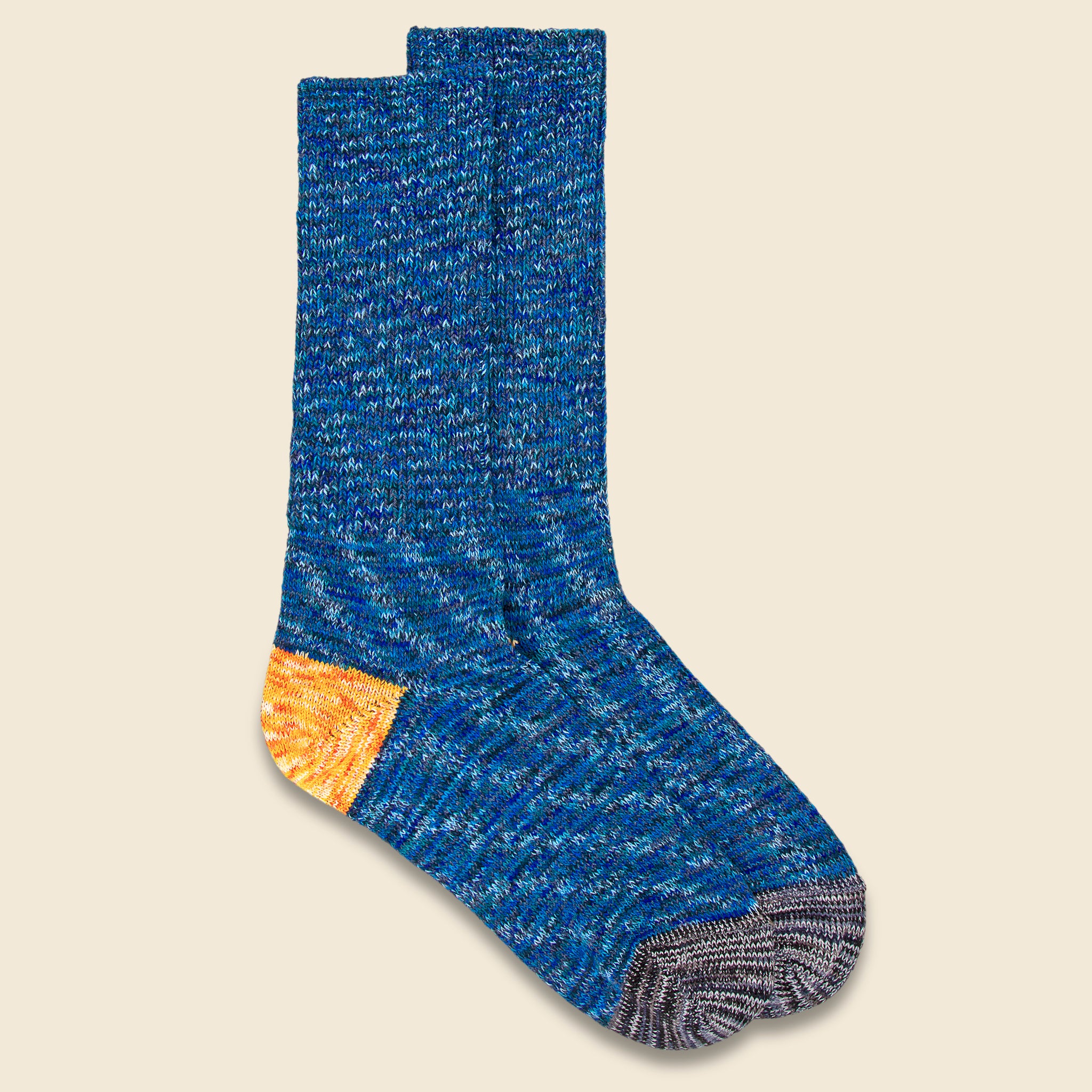 MOC 2 Point Crew - Blue - Anonymous Ism - STAG Provisions - Accessories - Socks