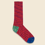 MOC 2 Point Crew - Red - Anonymous Ism - STAG Provisions - Accessories - Socks