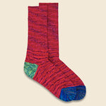 MOC 2 Point Crew - Red - Anonymous Ism - STAG Provisions - Accessories - Socks