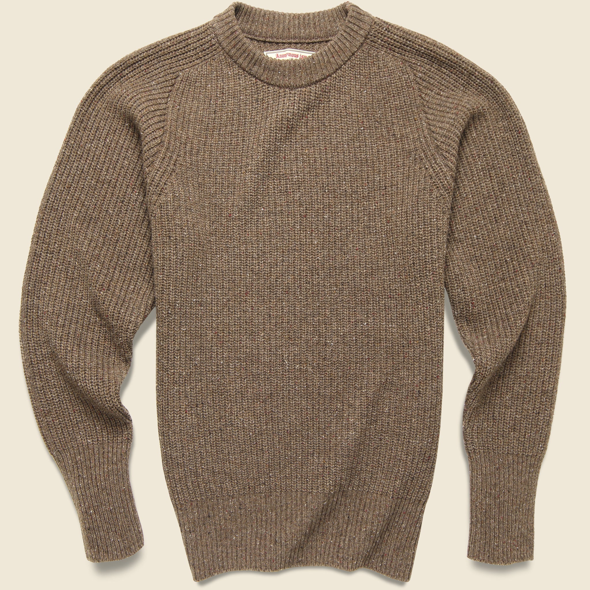 Nep Rib Crew - Brown - Anonymous Ism - STAG Provisions - Tops - Sweater