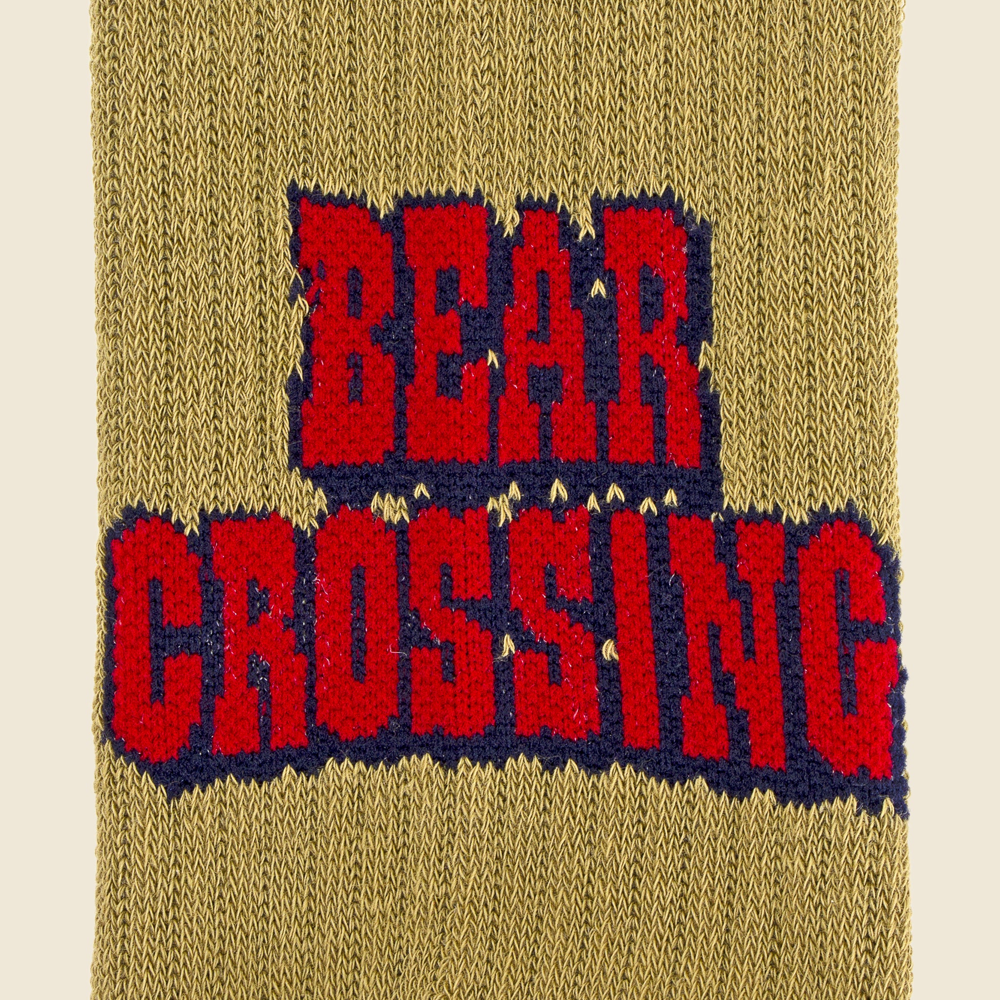 
                          Bear Crossing Low Crew Sock - Khaki - Anonymous Ism - STAG Provisions - Accessories - Socks
                        