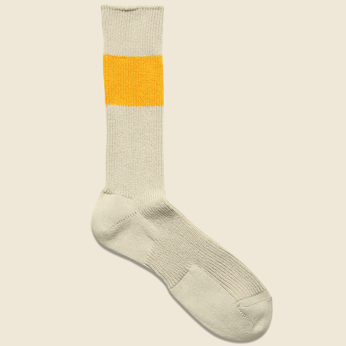 Anonymous Ism Thick Line Crew Sock - Beige