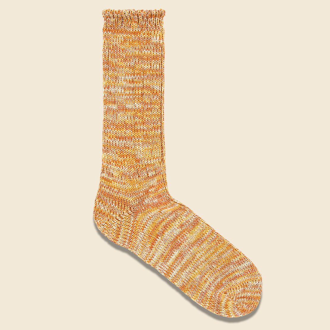 Anonymous Ism 5 Color Mix Crew Sock - Gold
