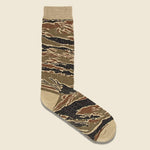 Camo Sock - Beige Multi - Anonymous Ism - STAG Provisions - Accessories - Socks