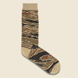 Camo Sock - Beige Multi - Anonymous Ism - STAG Provisions - Accessories - Socks