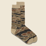 Camo Sock - Beige Multi - Anonymous Ism - STAG Provisions - Accessories - Socks