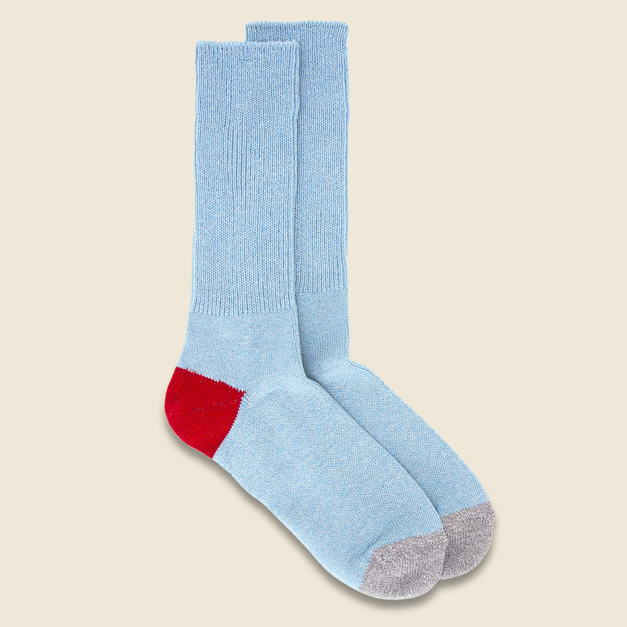 MOC 2 Point Crew Sock - Light Blue - Anonymous Ism - STAG Provisions - Accessories - Socks