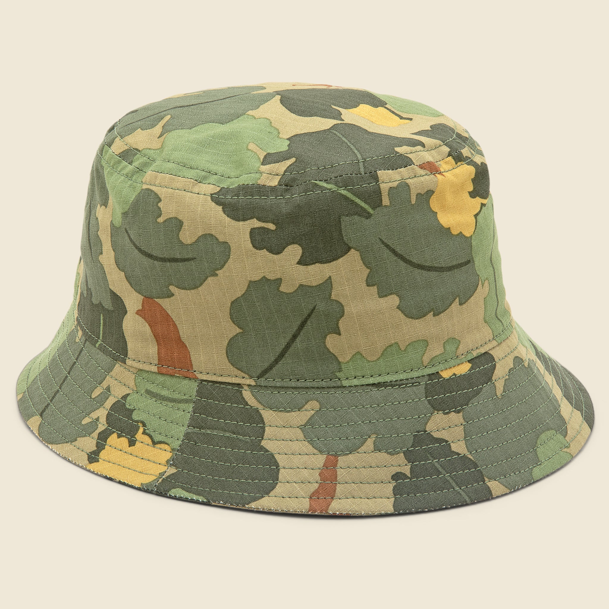 Camo Leaf Bucket Hat - Olive Multi - Anonymous Ism - STAG Provisions - Accessories - Hats