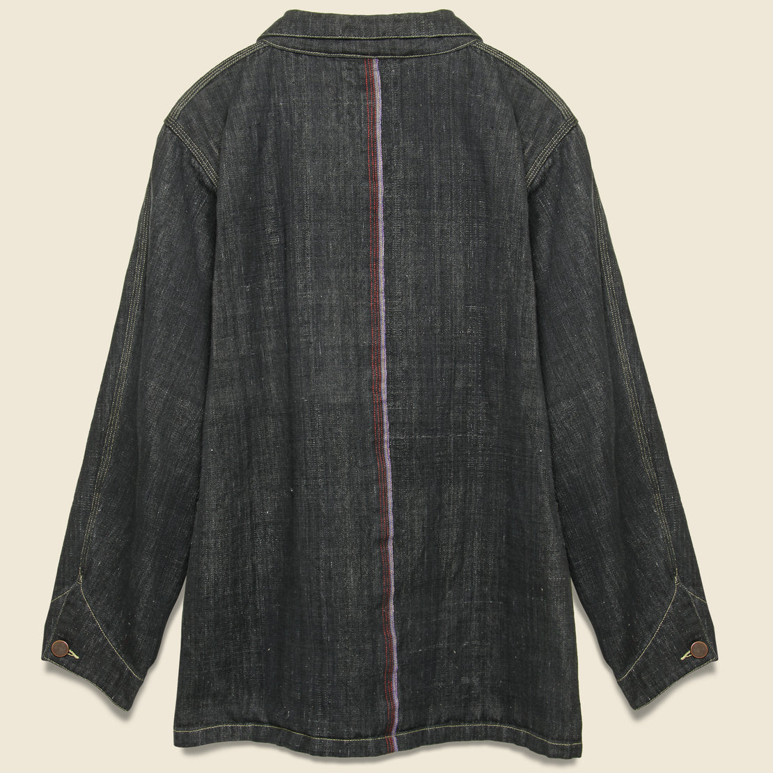 Selvedge Denim Jacket - Black - Auntie Oti - STAG Provisions - W - Outerwear - Coat/Jacket