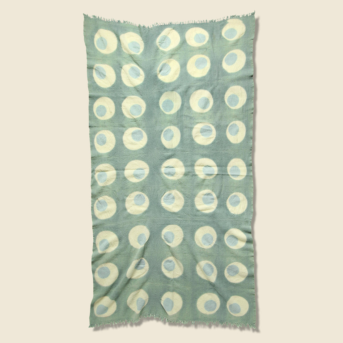 Polka Dot Throw Blanket - Dusty Blue - Auntie Oti - STAG Provisions - W - Home - Blanket