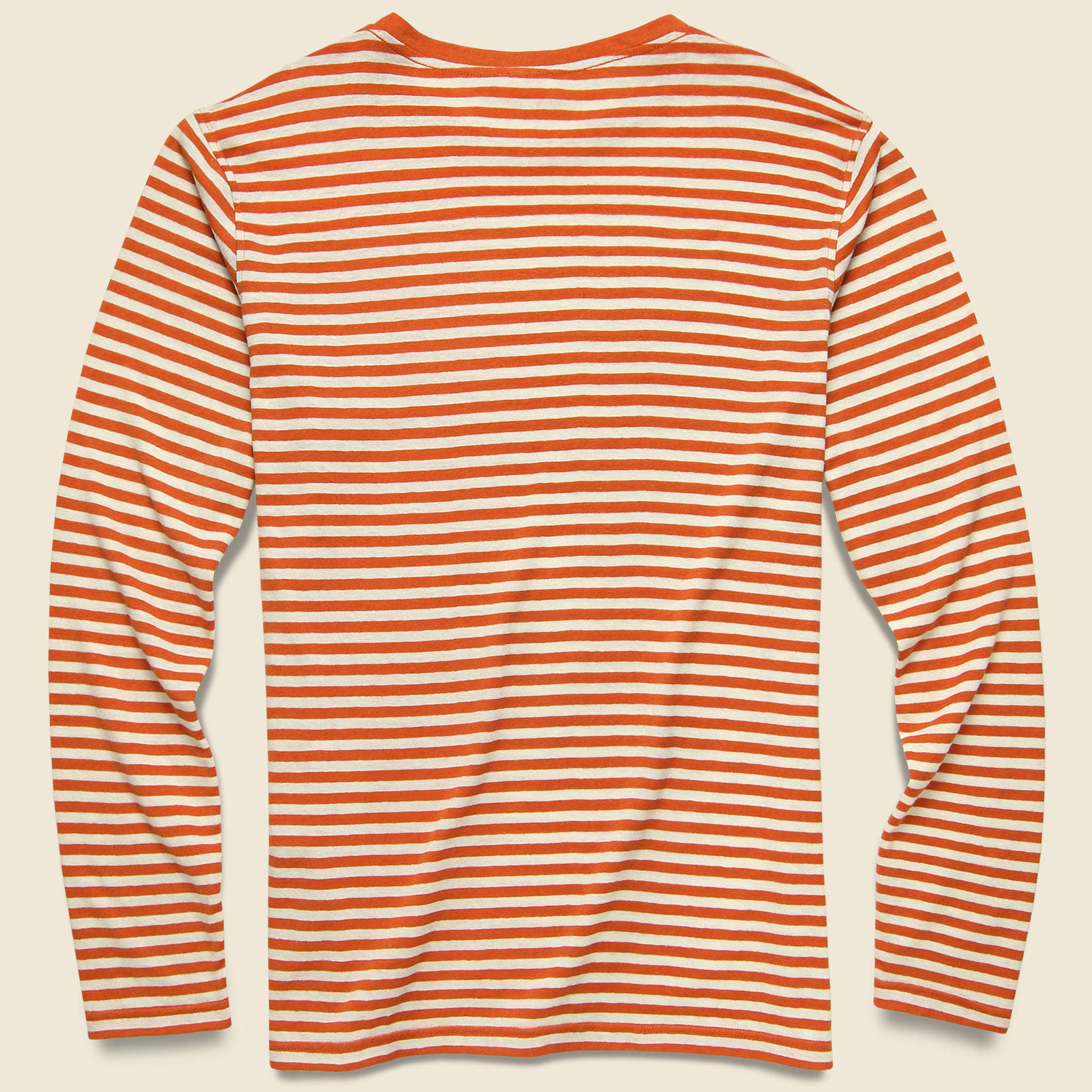 
                          Breton Stripe Tee - Orange - Armor Lux - STAG Provisions - Tops - L/S Tee
                        