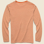 Breton Stripe Tee - Orange - Armor Lux - STAG Provisions - Tops - L/S Tee