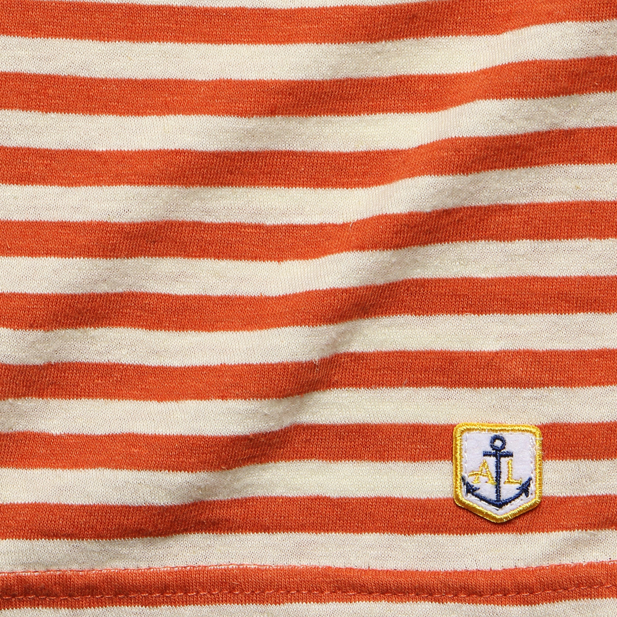 
                          Breton Stripe Tee - Orange - Armor Lux - STAG Provisions - Tops - L/S Tee
                        