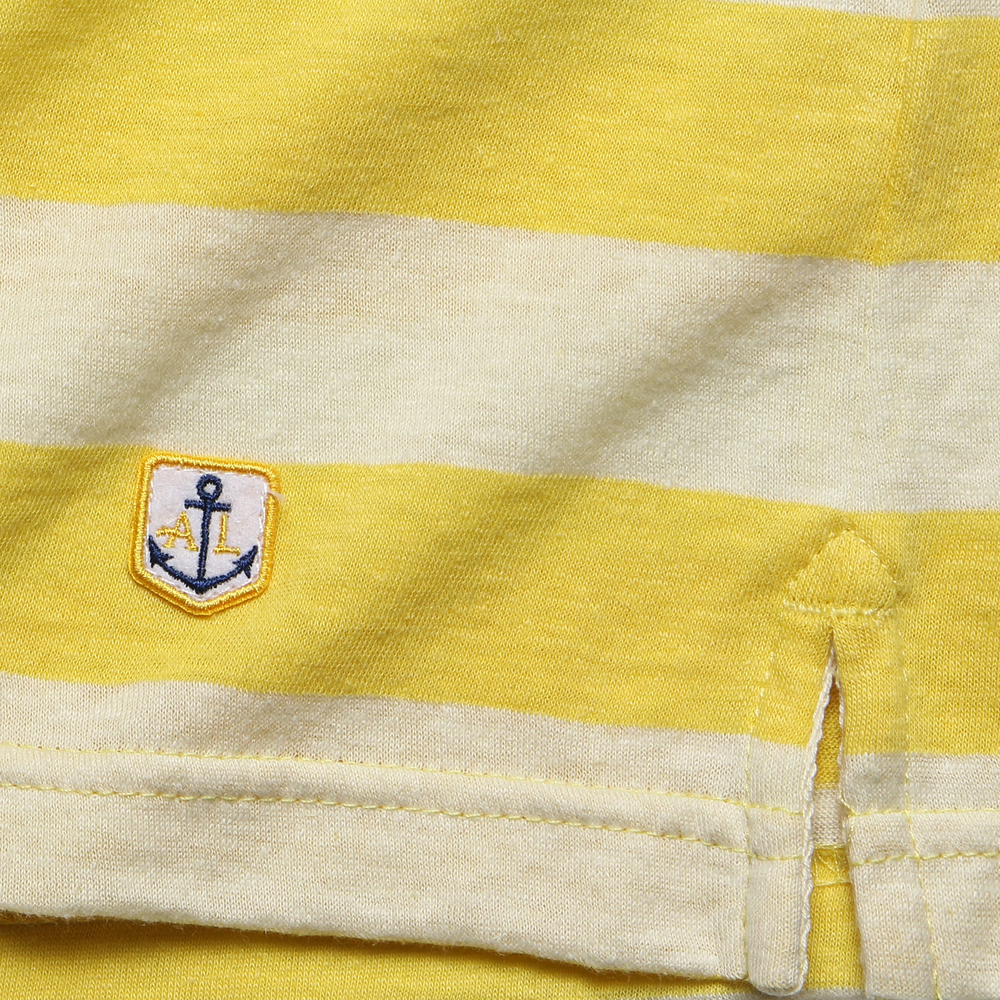 
                          Breton Stripe Tee - Yellow - Armor Lux - STAG Provisions - Tops - S/S Tee
                        