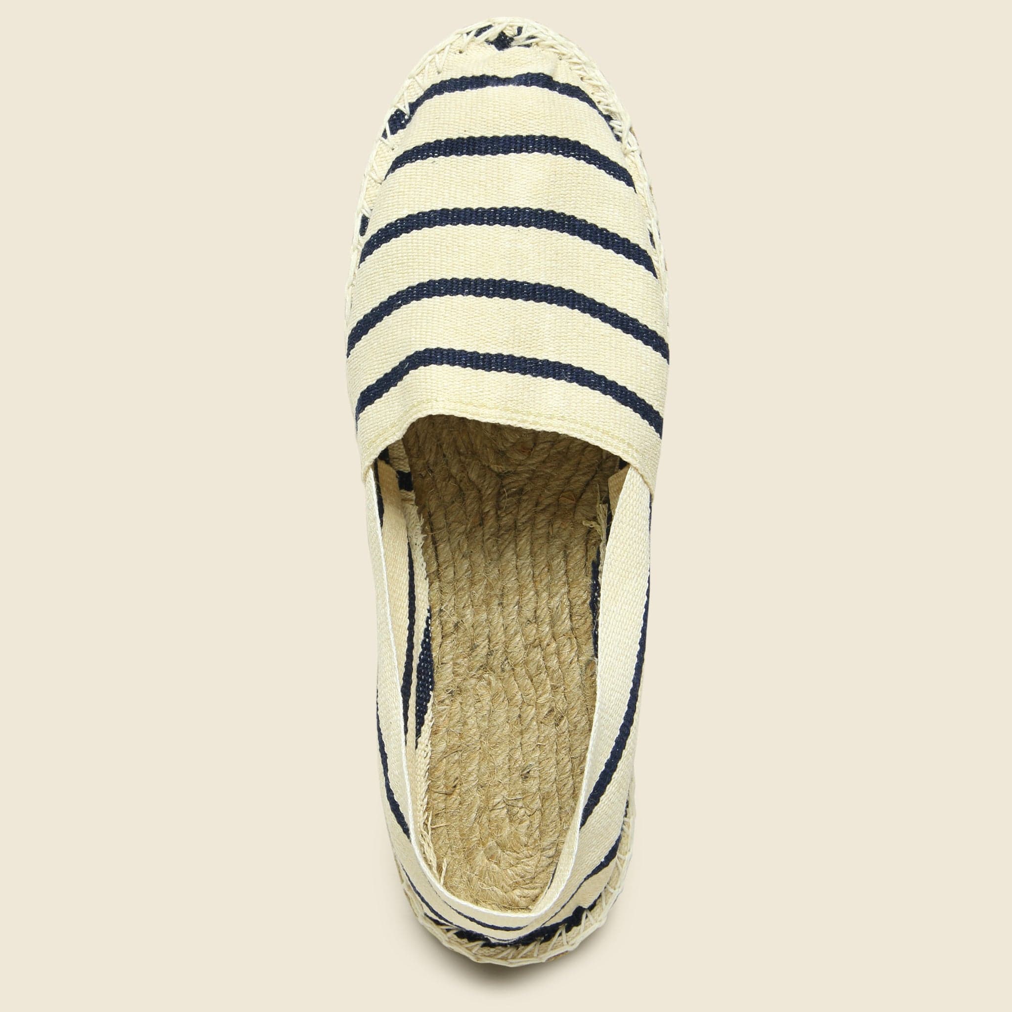 
                          Stripe Espadrilles - Navy/Natural - Armor Lux - STAG Provisions - W - Shoes - Sandals
                        