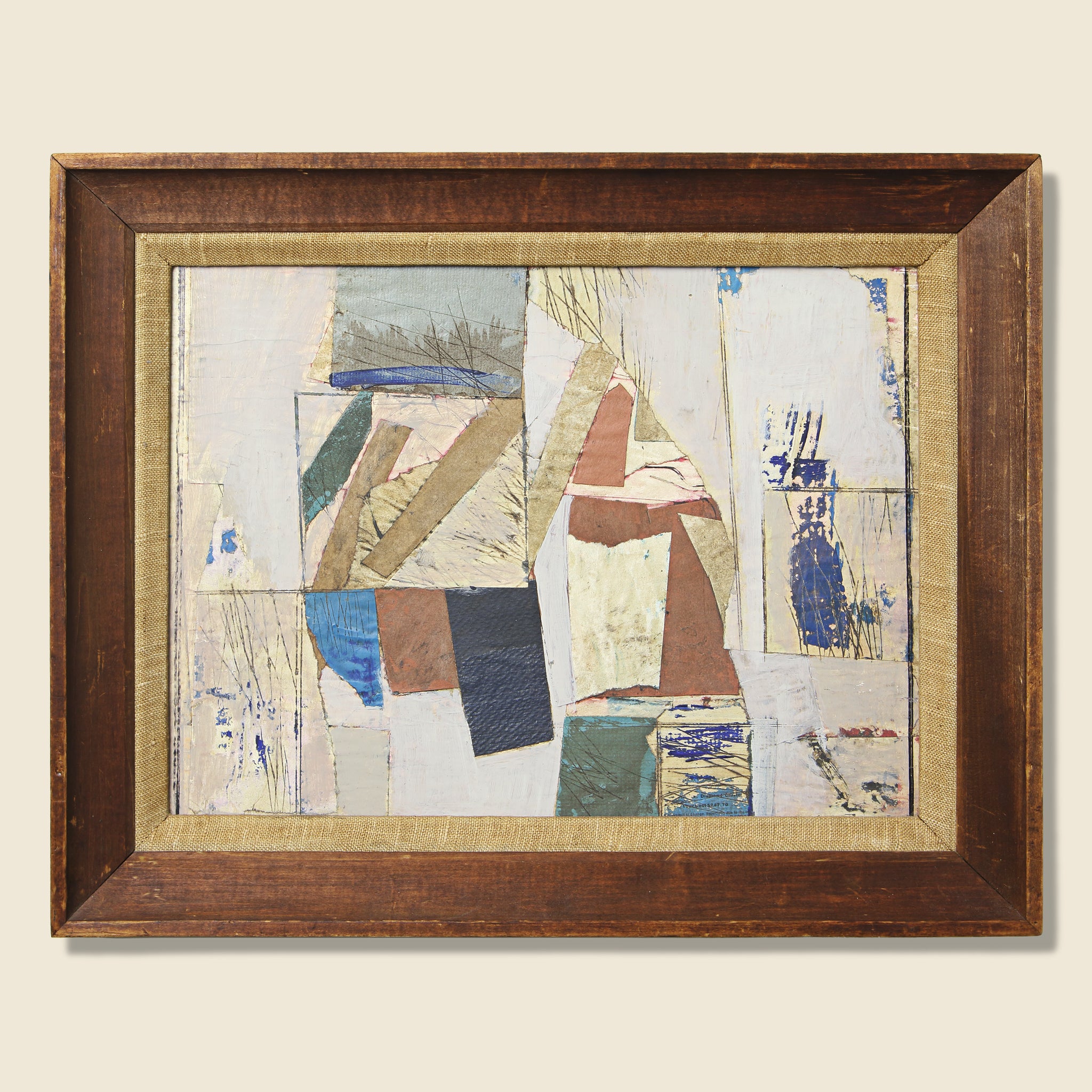 Mixed Media Abstract Painting - Ronald Ahlstrom - Vintage - STAG Provisions - One & Done - Art