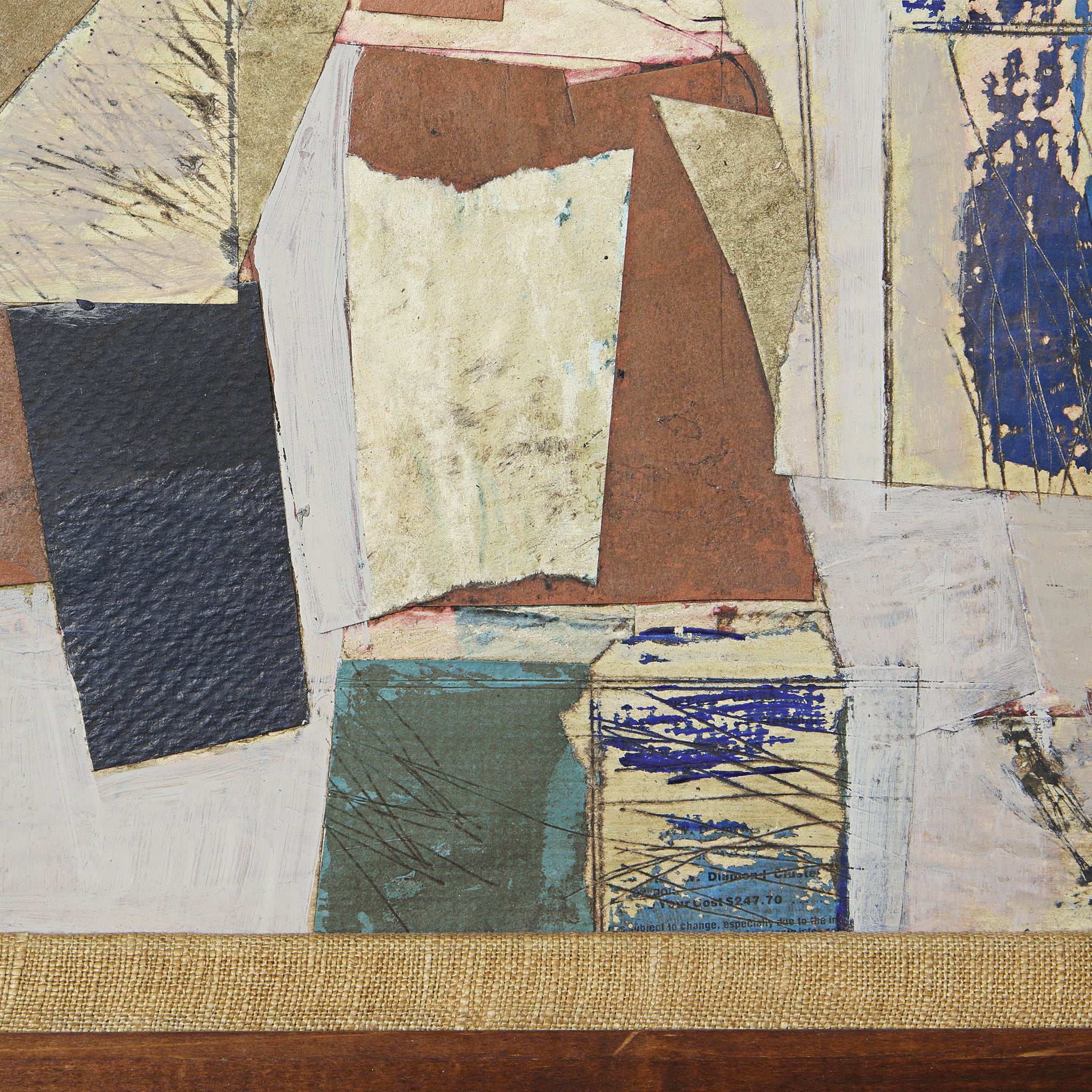 Mixed Media Abstract Painting - Ronald Ahlstrom - Vintage - STAG Provisions - One & Done - Art