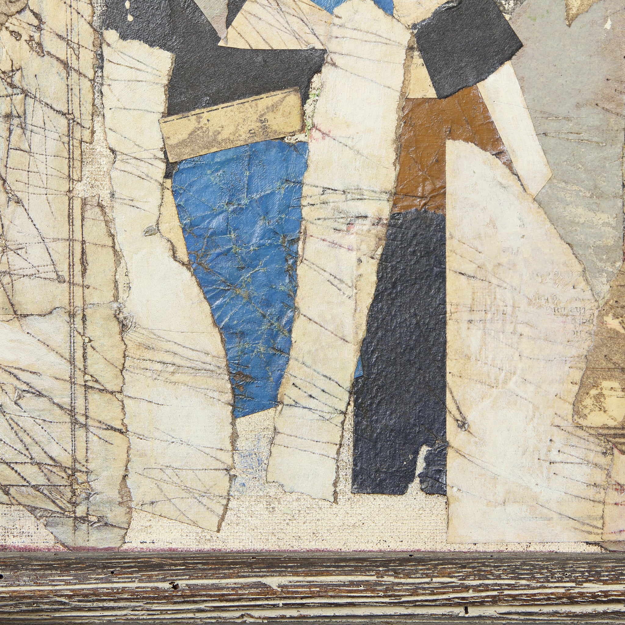 Mixed Media Abstract Painting - Ronald Ahlstrom - Vintage - STAG Provisions - One & Done - Art