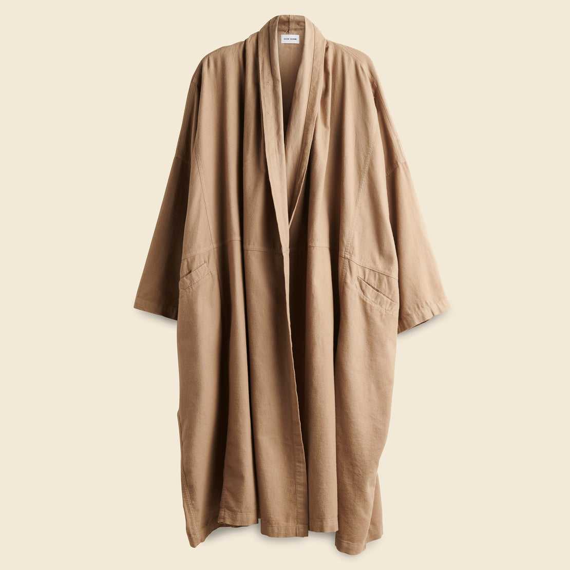 Atelier Delphine Haori Coat Long - Warm Grey