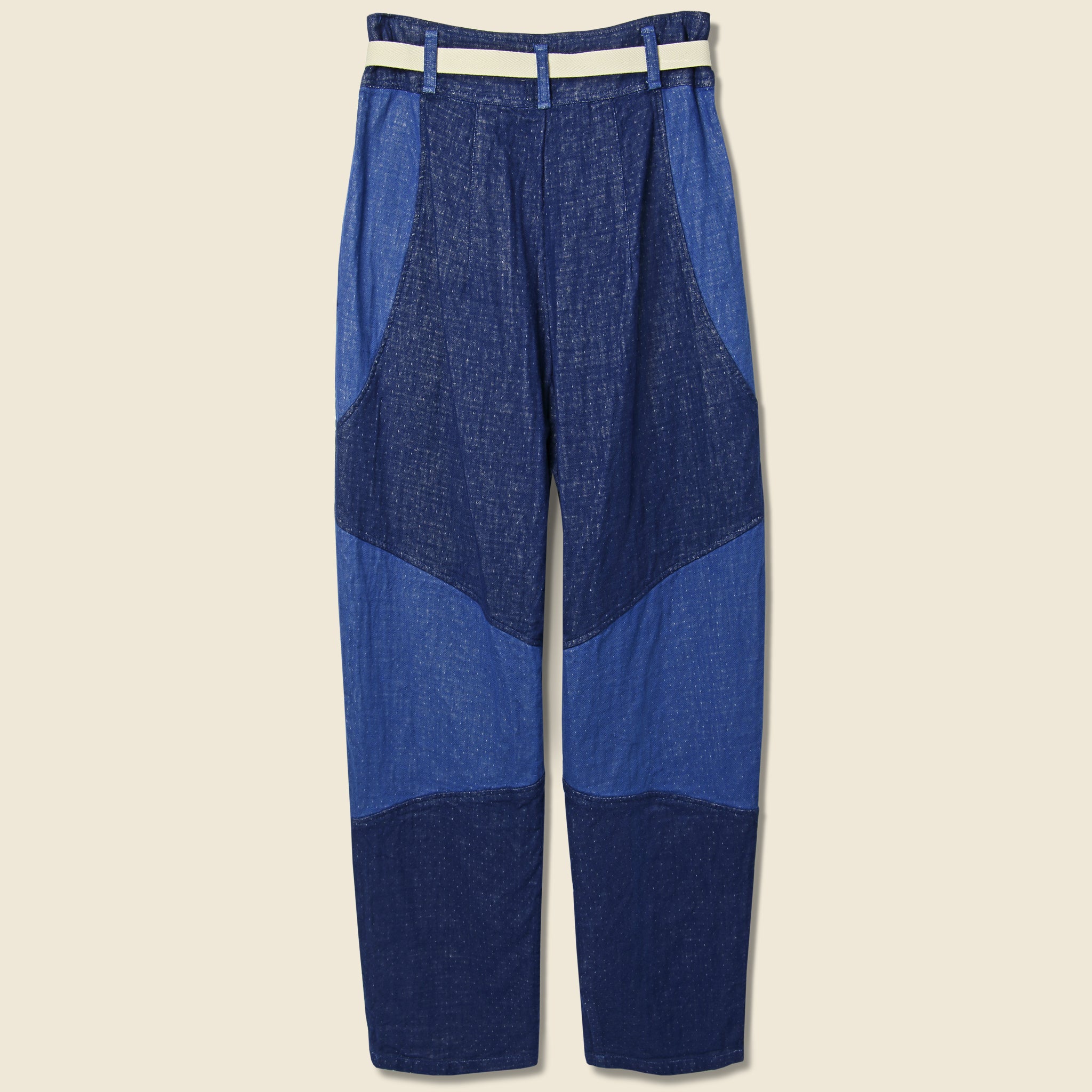 
                          Giselle Pant - Indigo Patchwork - Atelier Delphine - STAG Provisions - W - Pants - Twill
                        