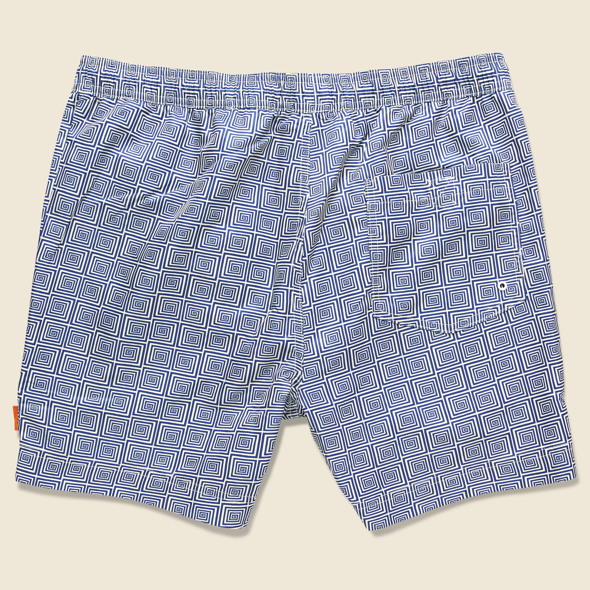 
                          Printed Swimshorts - Blue Spiral - Afield - STAG Provisions - Shorts - Swim
                        