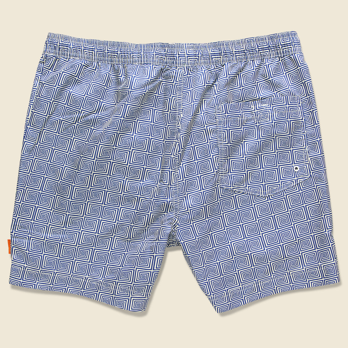 Printed Swimshorts - Blue Spiral - Afield - STAG Provisions - Shorts - Swim
