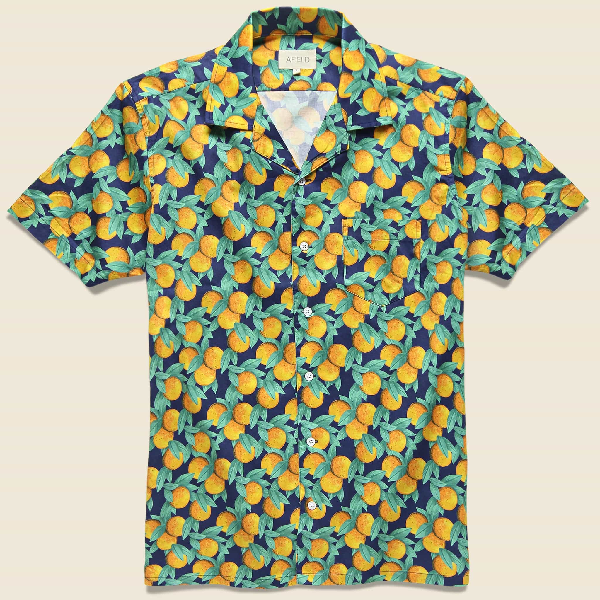 Stachio Shirt - Naranja - Afield - STAG Provisions - Tops - S/S Woven - Floral
