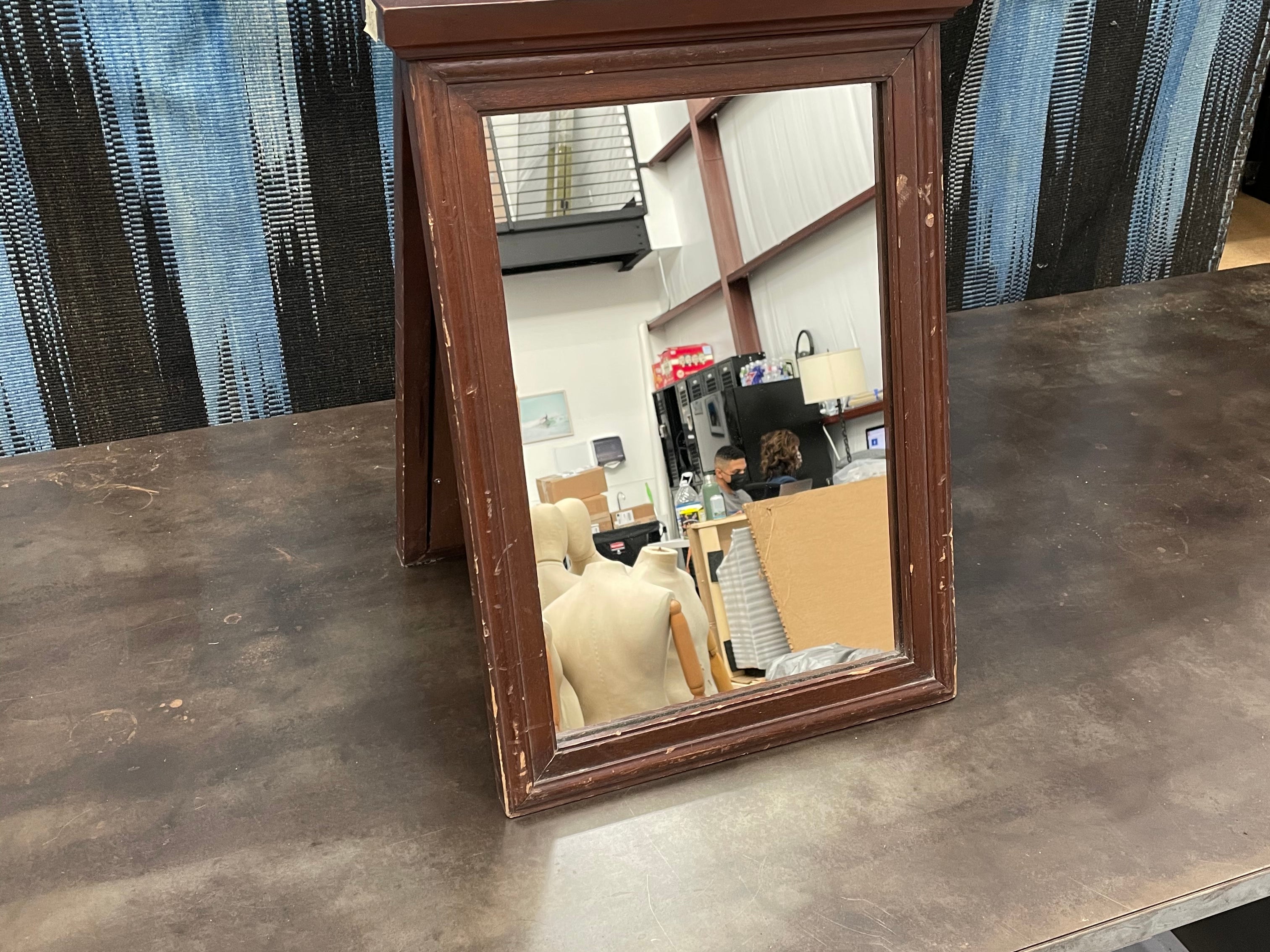 B5 - Wood Double Sided Shoe Mirror - Warehouse Sale - STAG Provisions - Warehouse Sale