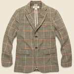 Wool Check Blazer - Khaki - Barque - STAG Provisions - Suiting - Sport Coat